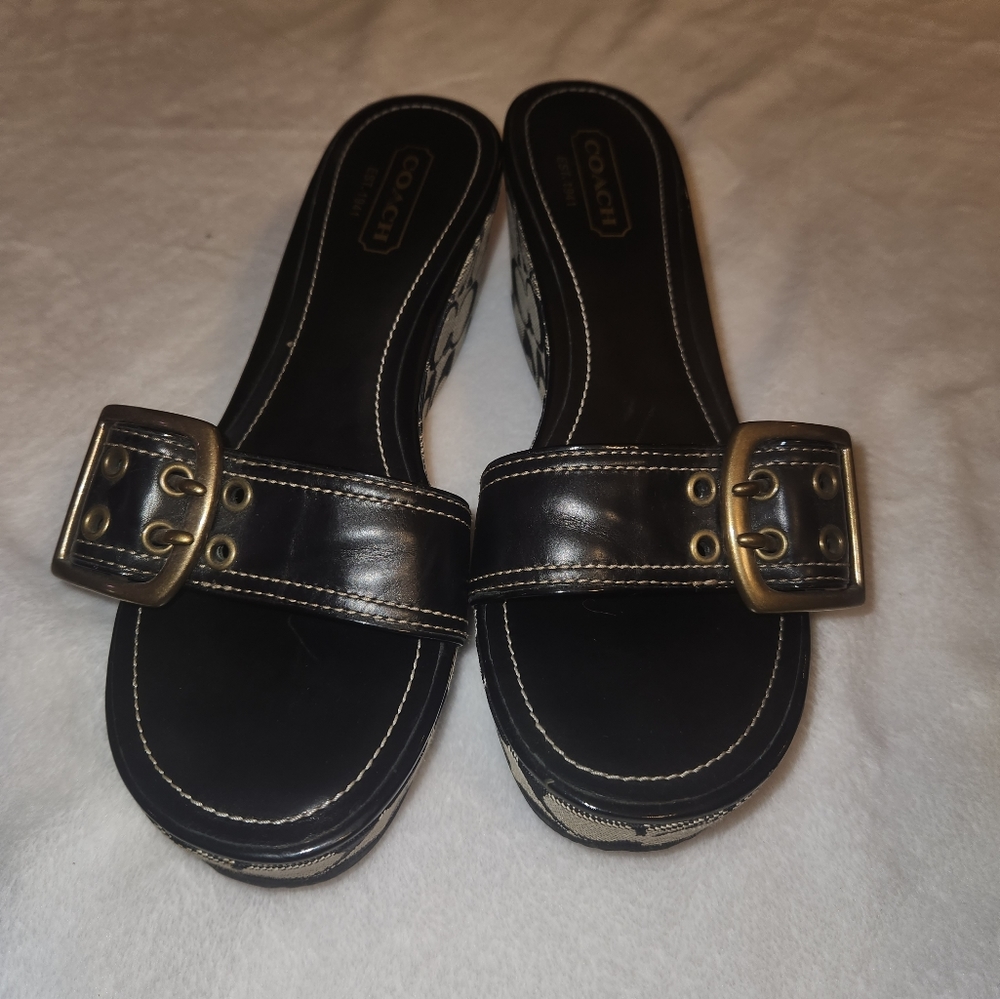 Coach slide sandals